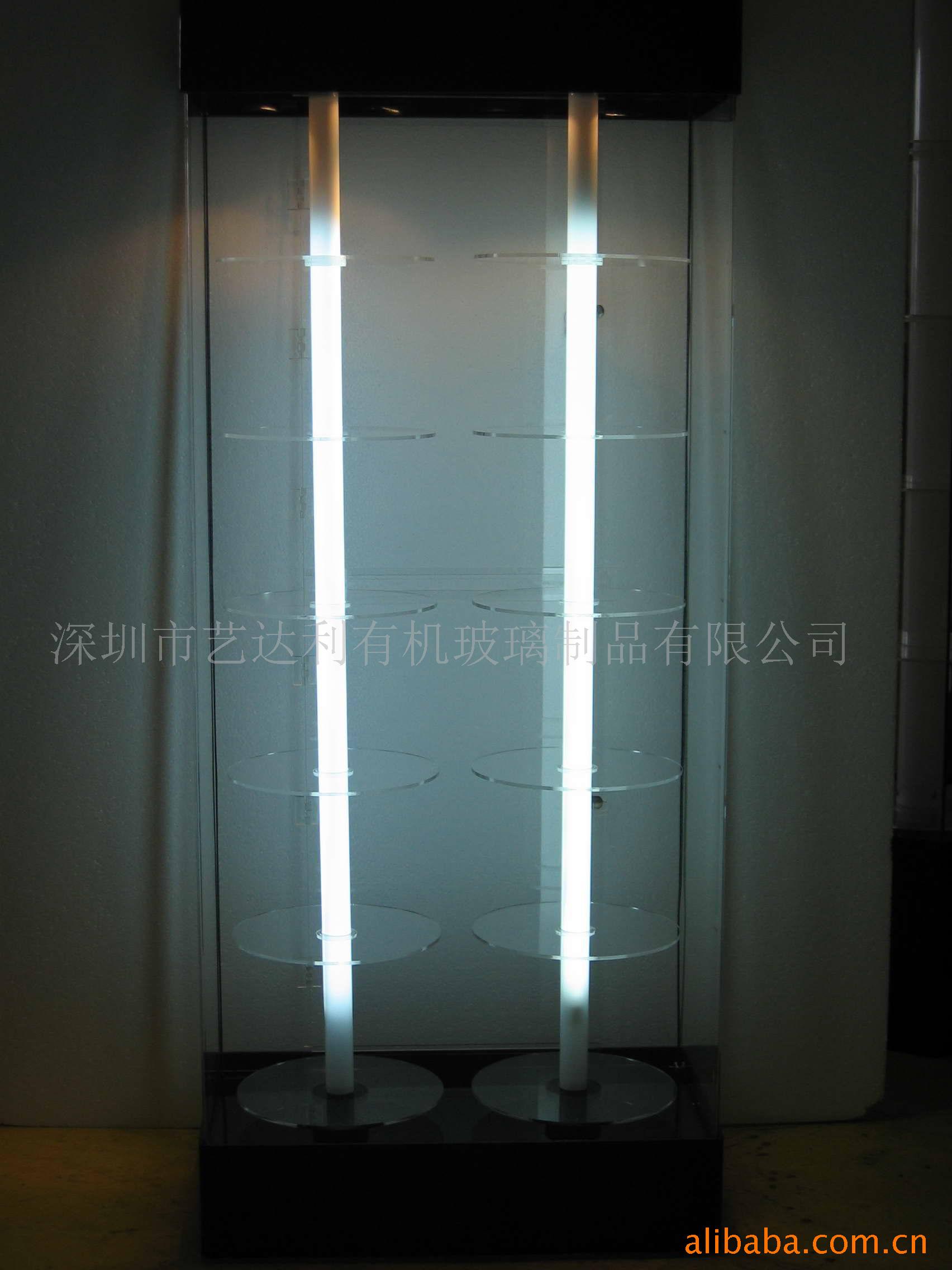 厂家供应压克力展示柜 有机玻璃展示柜 旋转式展示柜 压克力制品
