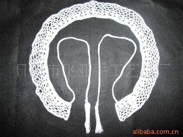 供应手钩衣领。手钩花边。手钩花。纯手工制做。款式新，品种全