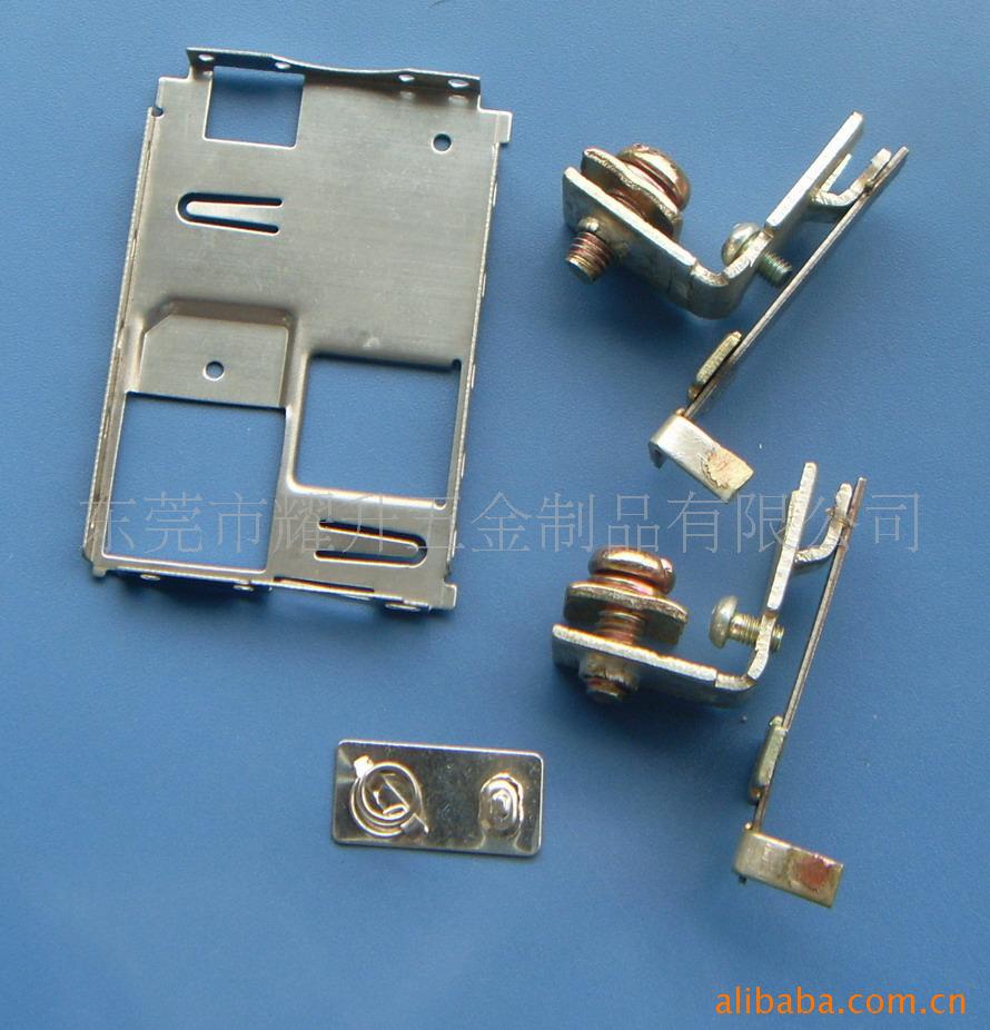 耀升五金厂家供应异形冲压件，金属冲压配件，铜片弹片