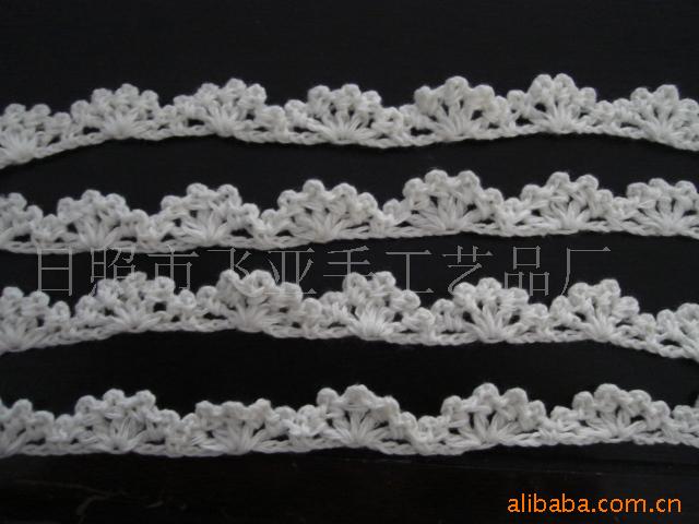 供应衣领花边.棉线花边.手钩花边。手工制做。款式新，品种全