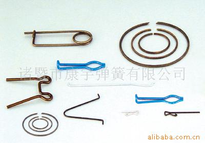 供应出口螺旋/扭转卡簧【休闲家具、工业机械、汽车用卡口弹簧】