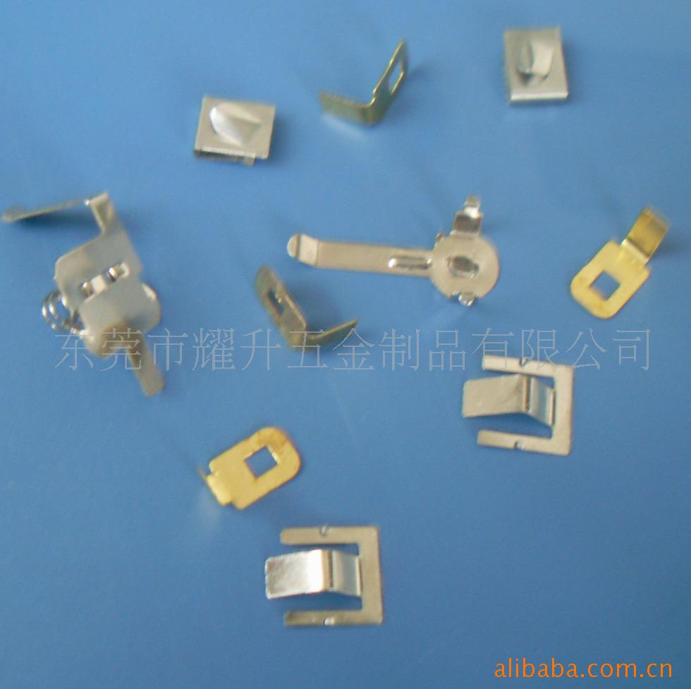 耀升五金厂家供应磷铜，铍铜弹片 冲压加工弹片加工冲压模具