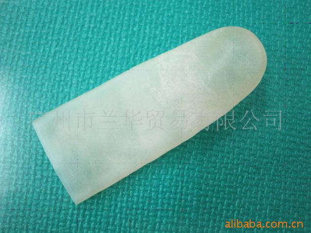 供应马来西亚产 天然乳胶无粉手指套 切边 无尘室用指套 不带静电
