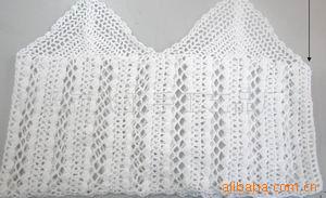 供应针钩衣，钩针衣服。领边。手工钩编花款式。品种全