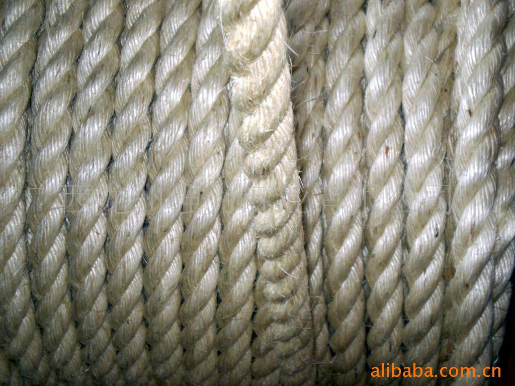 厂家直接供应剑麻绳、剑麻制品、麻绳、白棕绳