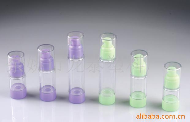 高档AS塑料真空瓶15ml 30ml 50ml 按压式乳液瓶 化妆品包装喷雾瓶