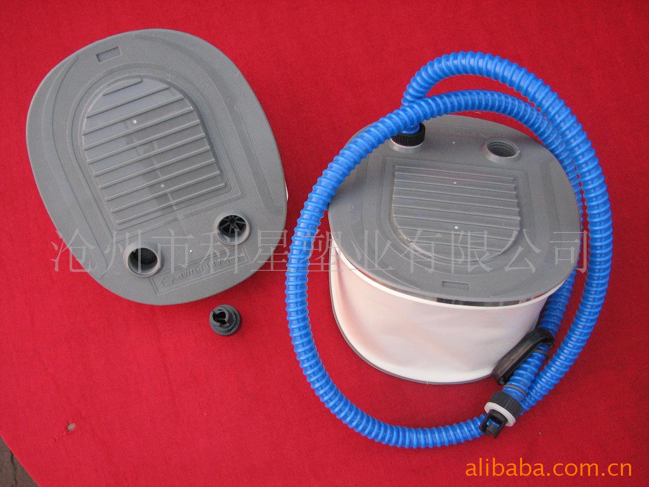 充气艇配件 脚踏式充气泵 脚踏泵 打气筒