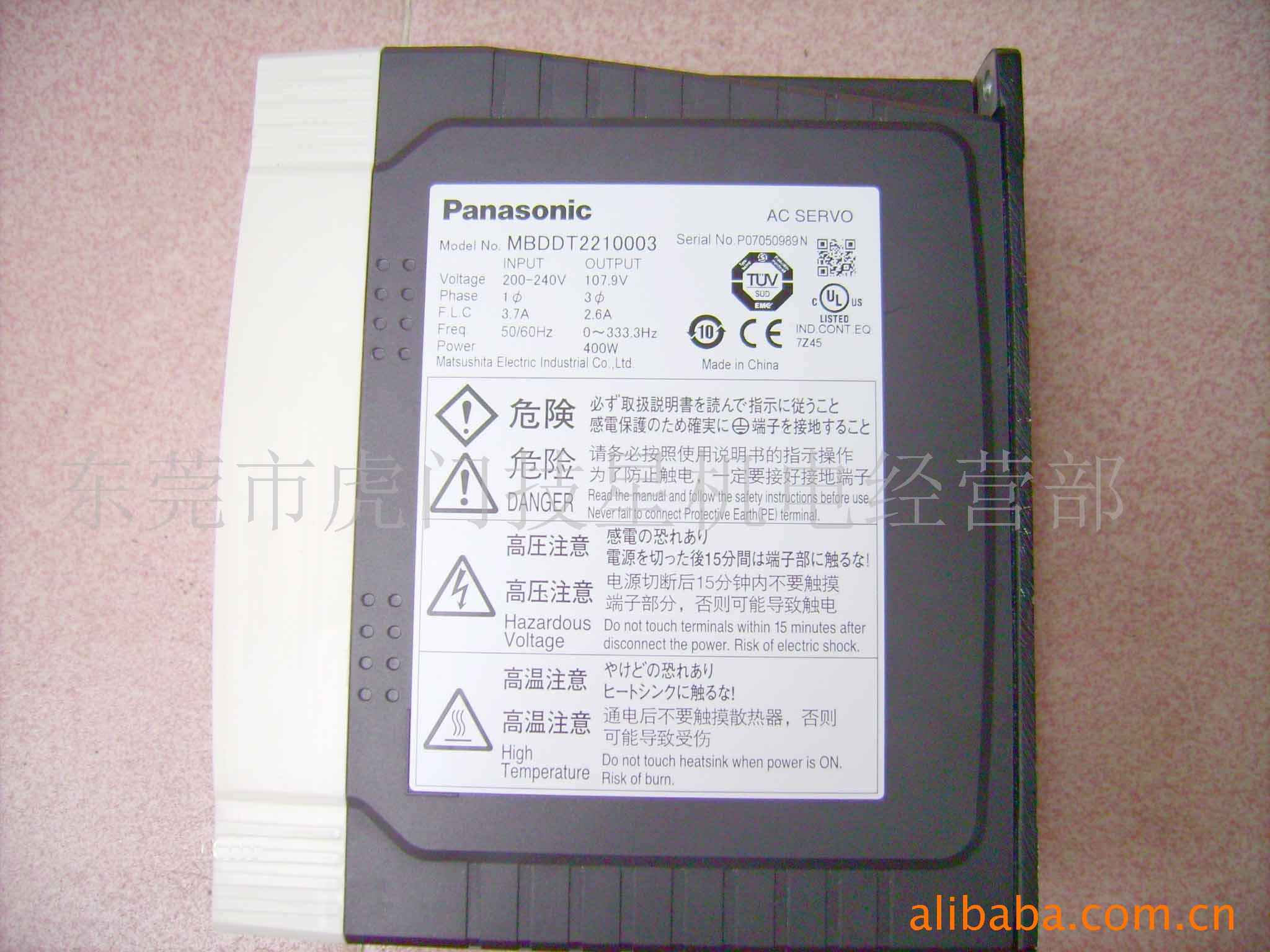 B松下伺服驱动器MBDDT2210053  MBDDT2210   八成新保修三个月