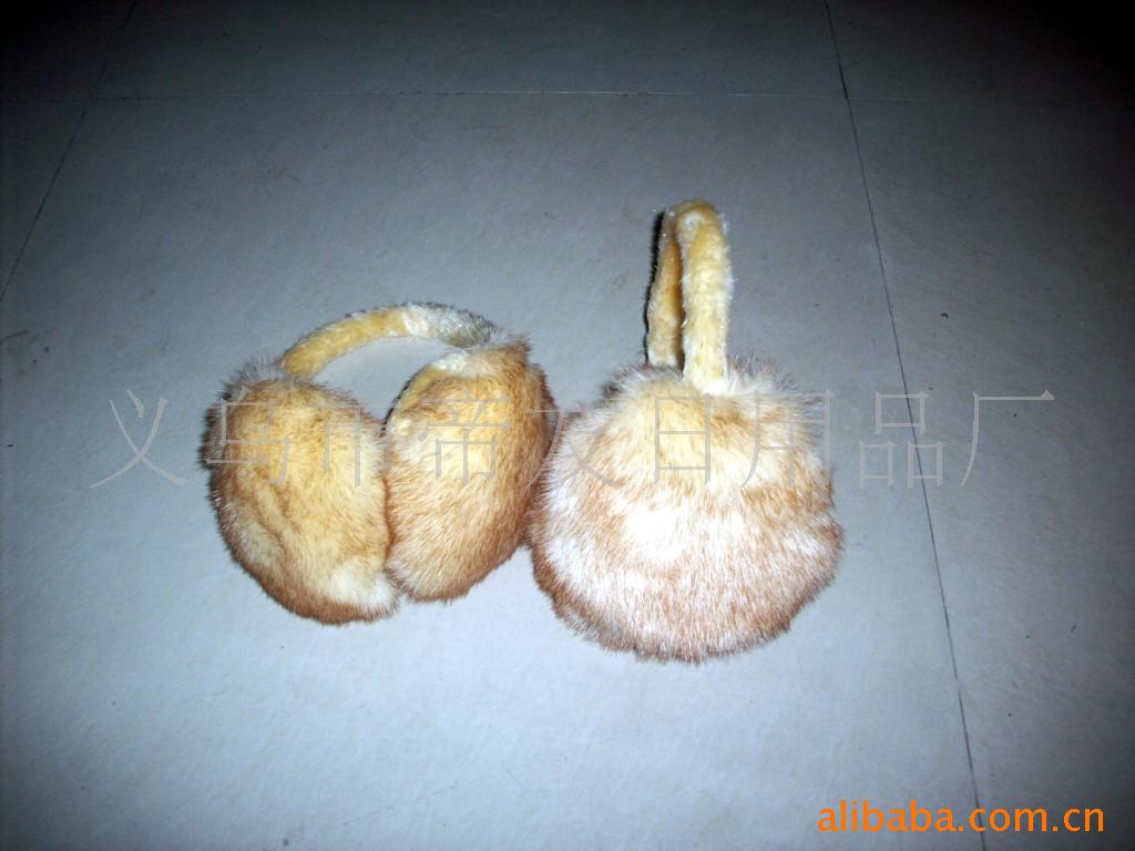 厂家供应优质毛绒耳套、新款细架子保暖耳罩、护耳套、耳包(图)