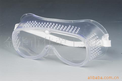 批发供应多款新式防护眼罩  PVC防尘眼罩  松紧带调节防护眼罩