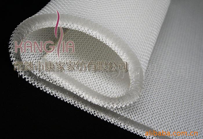 厂家直供3D网眼鱼丝网厚网眼布新材料座垫床垫透气面料