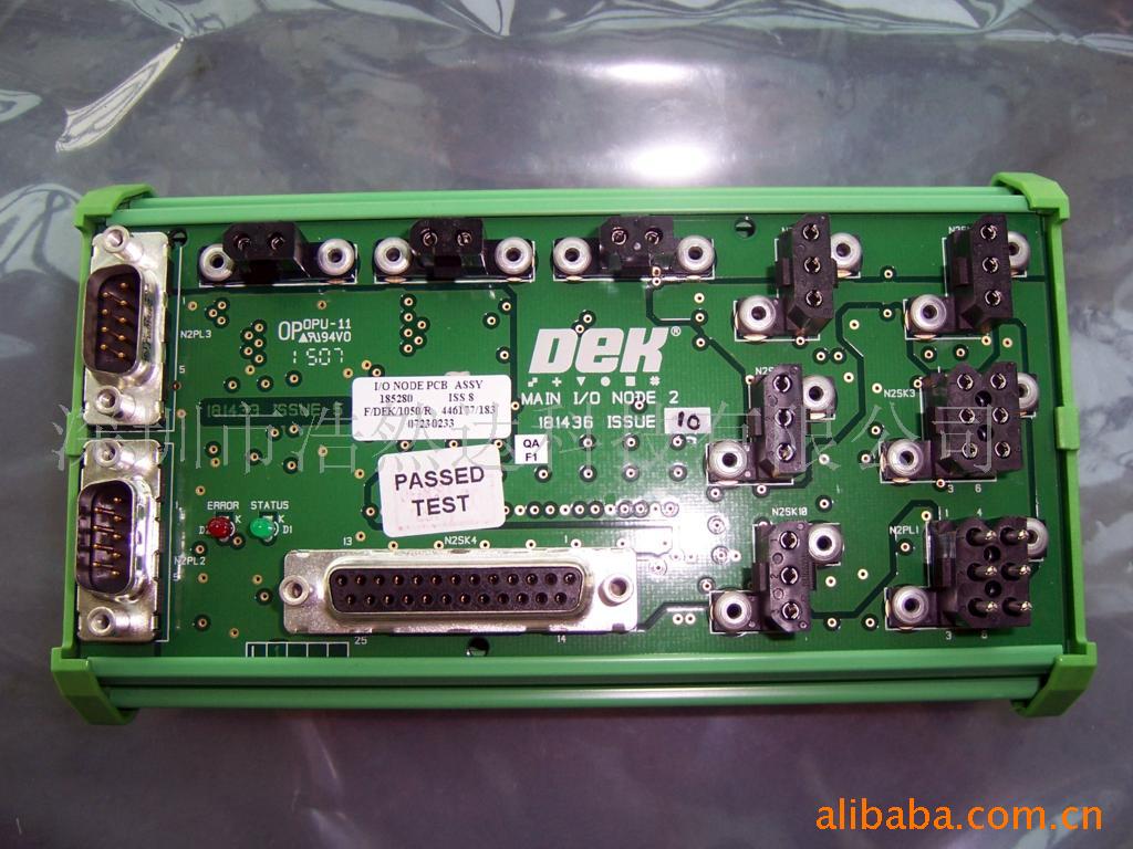供应DEK185280 NODE 2 COMPLETE ASSEMBLY 控制板卡维修