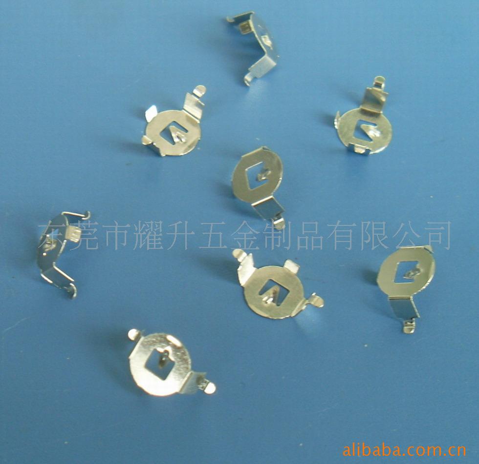 五金夹 电池五金片 多种插件AG3电池扣，CR2032电池扣 厂家直销