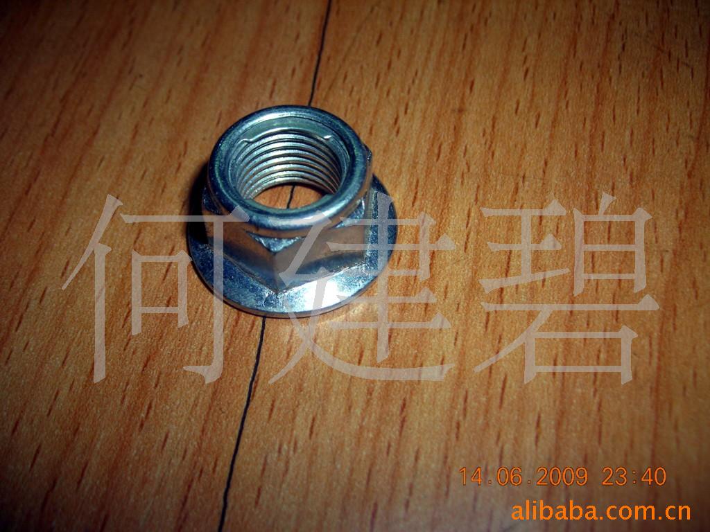 供应六角法兰锁紧螺母 六角螺母 盖形螺母 六角扁螺母
