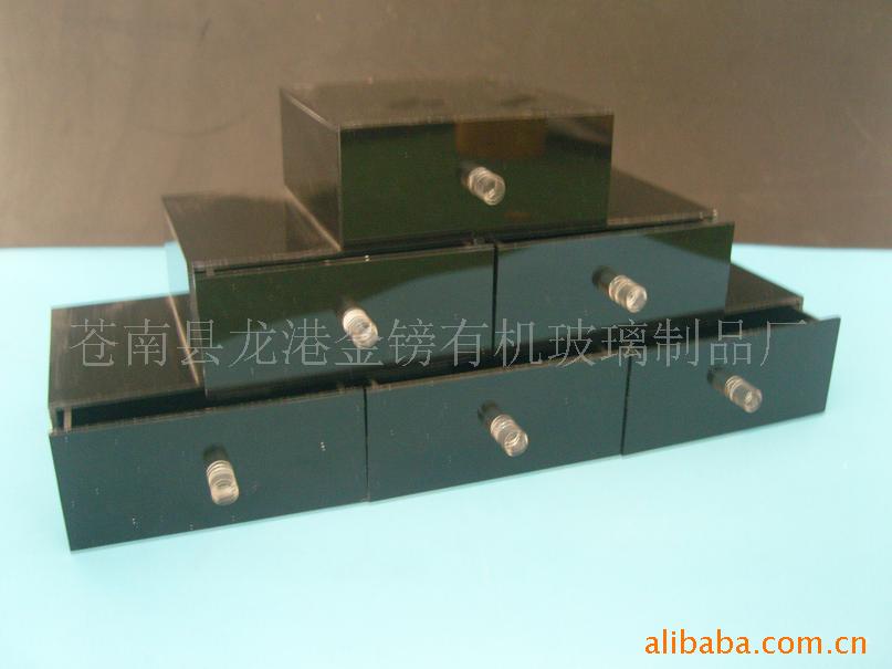 龙港厂家制作亚克力盒子亚克力首饰盒手工收纳盒展示创意盲盒饰品