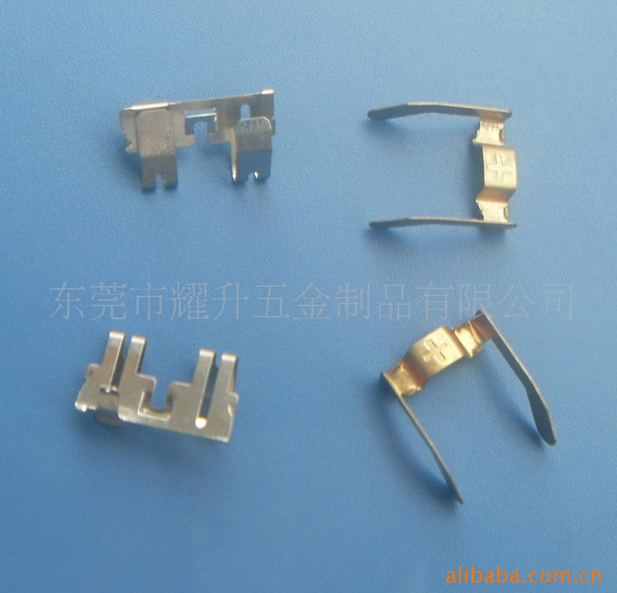厂家销售弹性接触片 磷铜片配件 电子接触片 电池弹簧片
