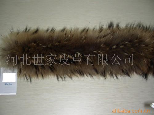 Raccoon fur Fur Cap strip processing Raccoon top Wild clothing Tang costume Children's clothing Mouse top