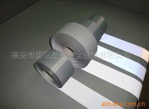 厂家直销高亮1类T/C反光布 反光面料 反光材料