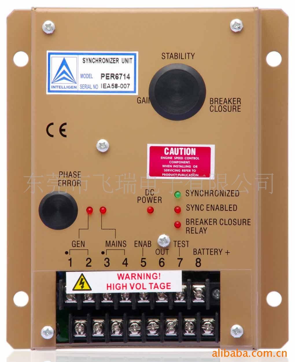 发电机组并机同步器SYC6714|同步板SYC6714