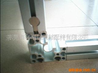 厂家销售铝型材机架 脚轮 铝型材配件  铝型材连接件  片装连接块