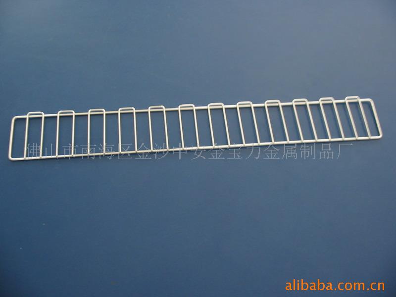 商超货架围栏、展示架铁线围栏（ Fence）。货架围栏侧栏分隔栏