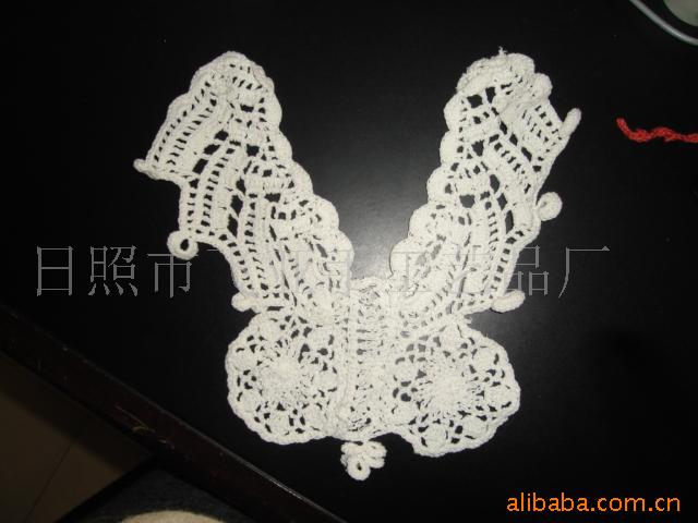 供应手钩花边．手钩衣领。手勾衣领。衣领花边款式新品