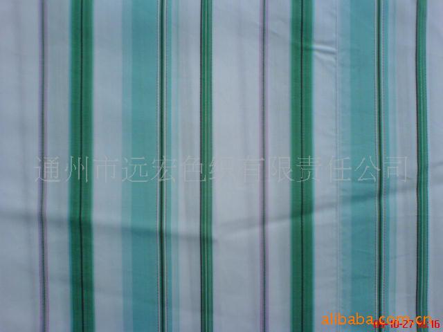 厂家供应 色织府绸面料 色织布面料
