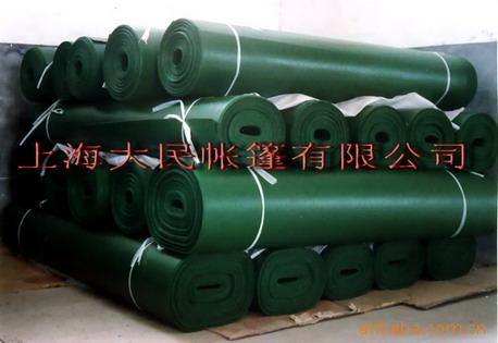 供应绿色橘色阻燃蓬布三防布 B1级阻燃 电焊明火作业防护