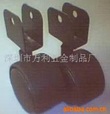 夹板脚轮 家具脚轮 角轮 PP脚轮 尼龙轮 U型脚轮  塑胶脚轮 角轮