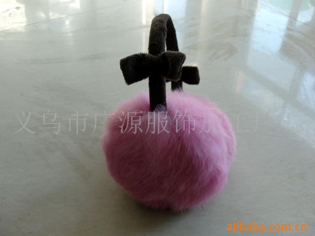 供应兔毛耳套(图)