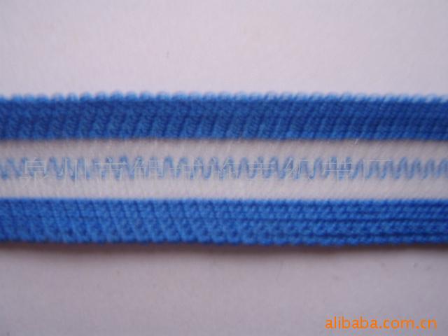 福建织带厂家直销曲折渔丝带、四股带、波浪单边带