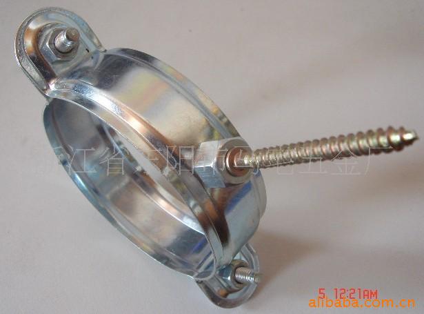 供应管夹(不带胶蓝白锌)铁制轻卡管道固定用