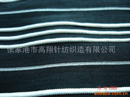 供应涤氨彩条 锦氨彩条 等针织 提花条子布