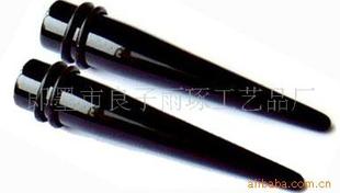 Foreign trade Original Single popular jewelry classic black acrylic ear expander set