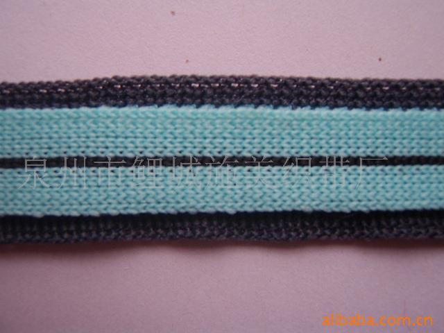 福建织带厂家直销经编针织带、渔丝带、提花网眼带