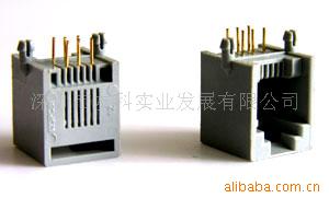 供应RJ11插座，电话插座623PCB，616PCB插座，网络插座RJ12