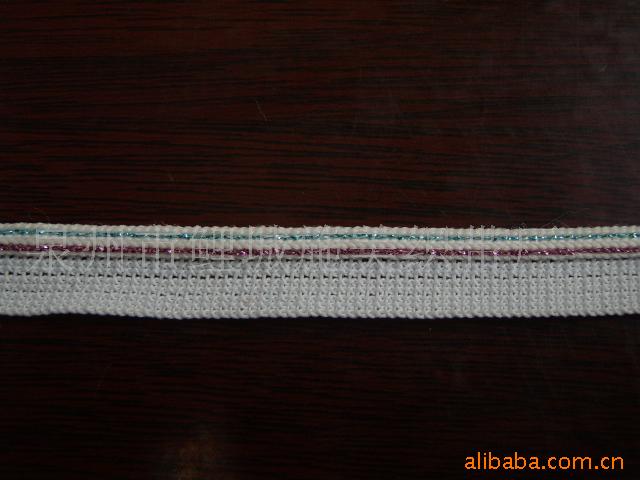 福建织带厂家直销子母带、经编针织带、中股提花带