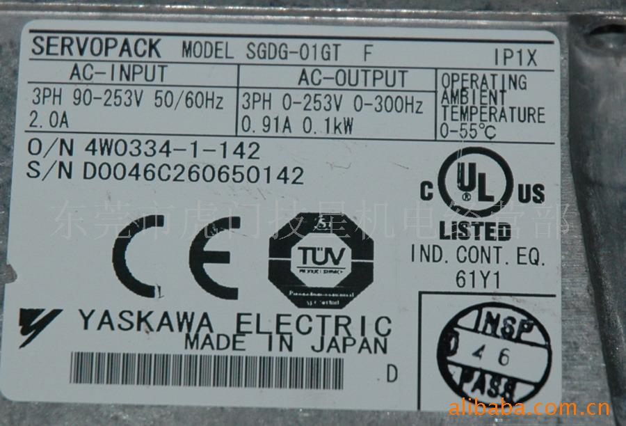 C 供应安川伺服驱动器SGDG-01GT