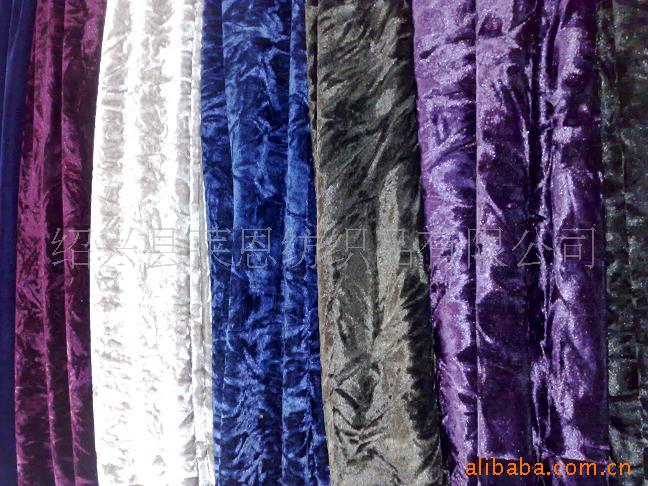 全涤四面弹面料 手抓花绒布面料 运动服家居服面料 厂家直销批发