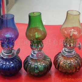 玻璃煤油灯，工艺品，煤油灯，玻璃瓶，陶瓷制品，油灯
