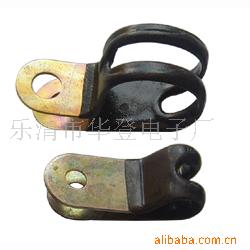 汽车固定线夹 钢铁加聚乙烯线夹汽车R型线夹