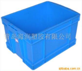 青岛海润塑胶专业塑料物流箱  汽车配件箱0532-85033358
