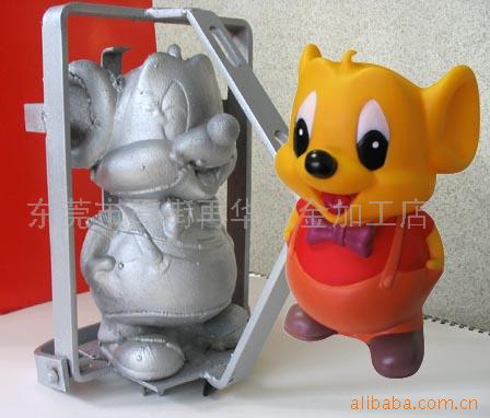 卡通人物泥样蜡样3d打印抄数娃娃动物宠物玩具搪胶搪塑模具设手工