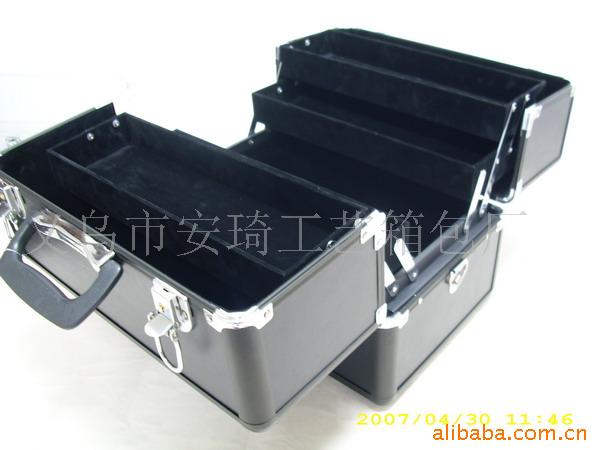 厂家供应工具箱 双开五金收纳箱 大容量存储铝合金工具箱 可定制