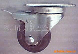 防静电脚轮 耐高温轮 橡胶脚轮 双刹活动脚轮 工业脚轮 万向轮