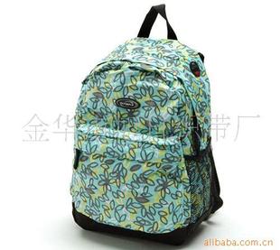 Factory direct sale full version of heat transfer landscape pattern outdoor leisure backpack, adult backpack