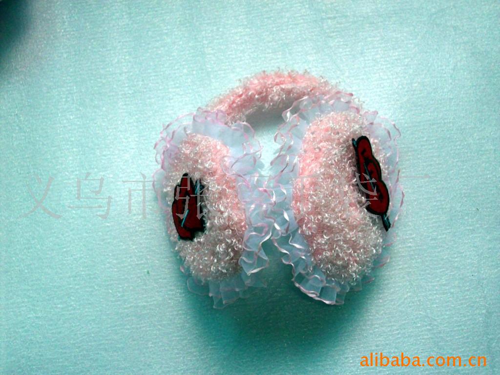 厂家供应各种卡通保暖耳套、音乐耳机耳套、针织提花耳套(图)