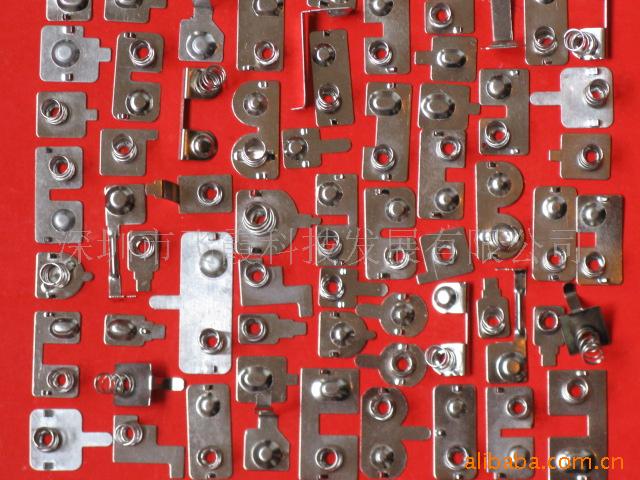 供应电池簧片 电接接触片 电池弹片 五金导电片 导电电池插片