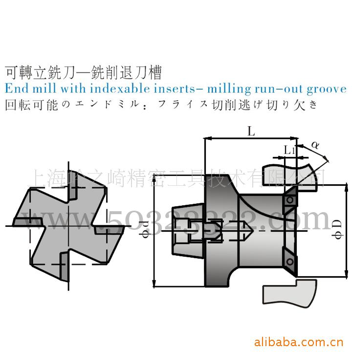 批发供应可转位立铣刀