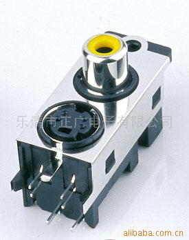 供应S端子带RCA同芯MDC-RCA-401端子